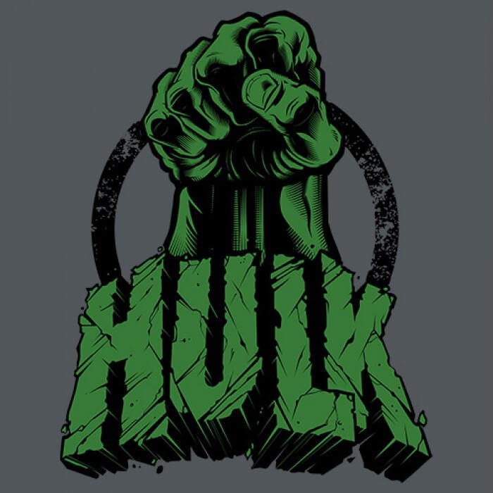 THE HULK FIST - MARVEL OFFICIAL T-SHIRT -Redwolf - India - www.superherotoystore.com