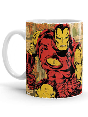 Iron Man Retro Comic Mug -Redwolf - India - www.superherotoystore.com
