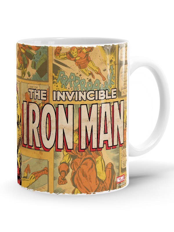 Iron Man Retro Comic Mug -Redwolf - India - www.superherotoystore.com