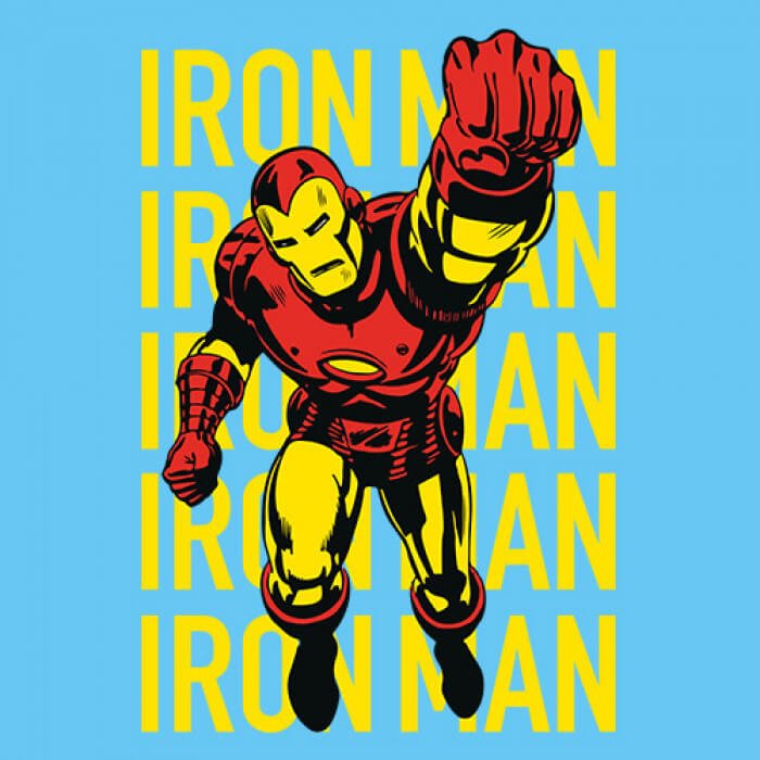 Marvel Comics - Vintage Iron T-Shirt -Redwolf - India - www.superherotoystore.com