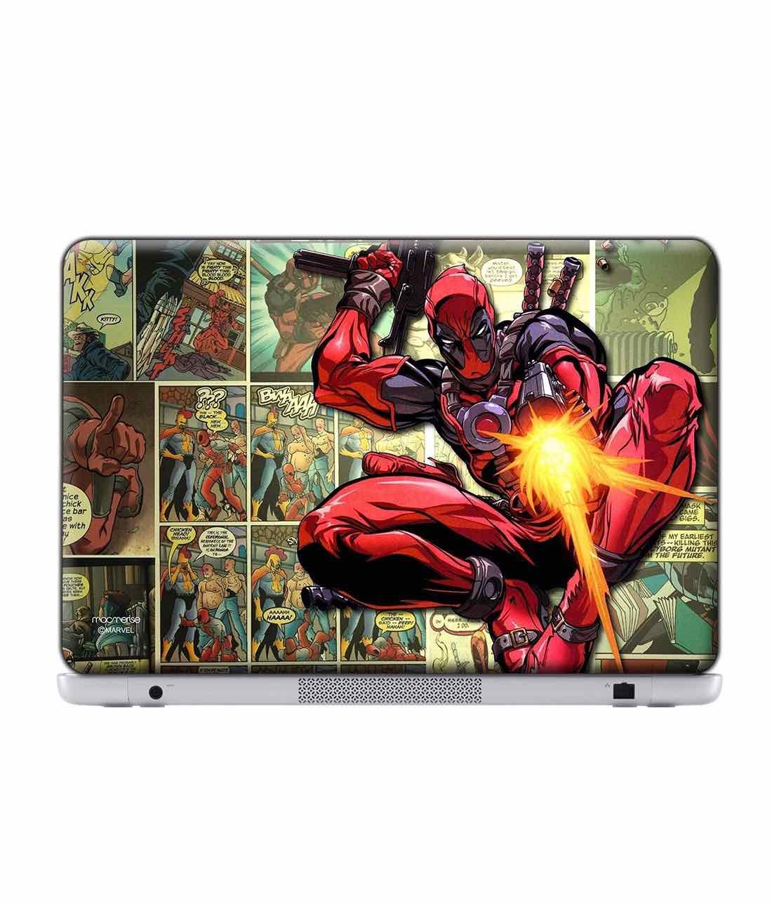 Deadpool takes Aim Laptop Skin by Macmerise -Macmerise - India - www.superherotoystore.com