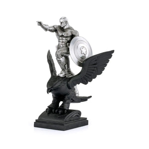 Captain America Resolute Limited Edition Metal Figurine by Royal Selangor -Royal Selangor - India - www.superherotoystore.com