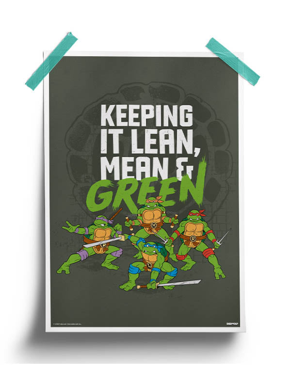 Lean Mean Green Poster -Redwolf - India - www.superherotoystore.com