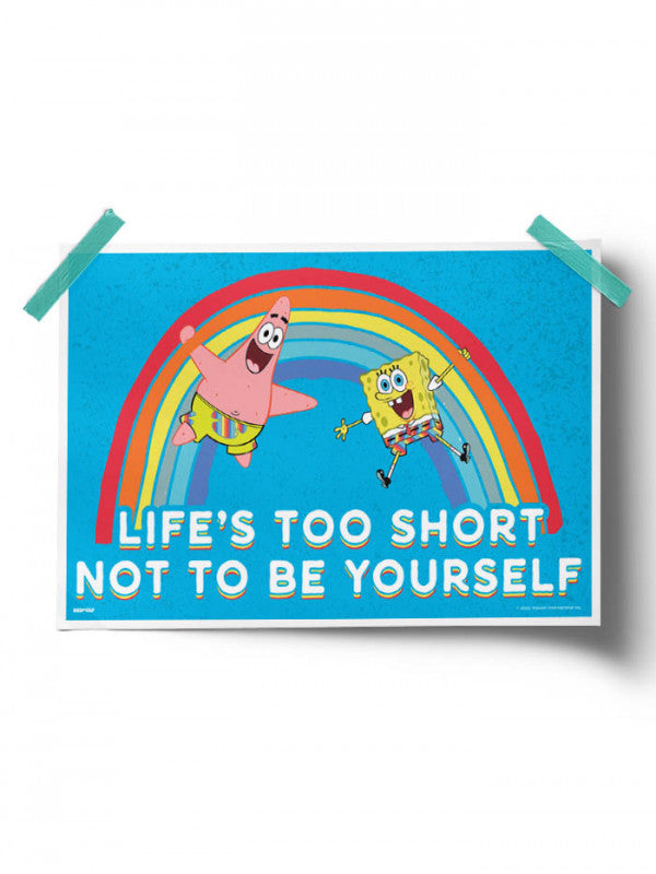 Life is Too Short Poster -Redwolf - India - www.superherotoystore.com