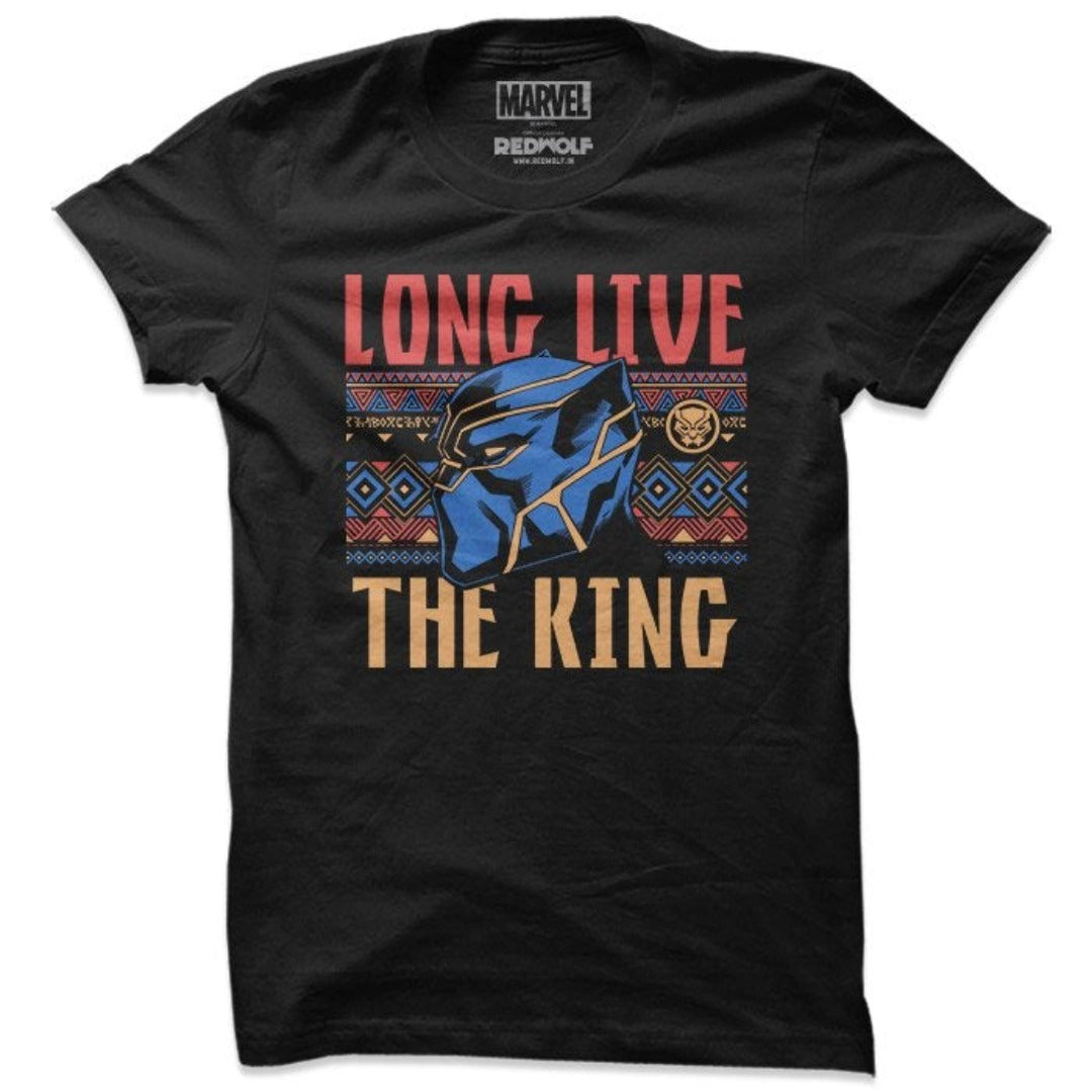 LONG LIVE THE KING - MARVEL OFFICIAL T-SHIRT -Redwolf - India - www.superherotoystore.com