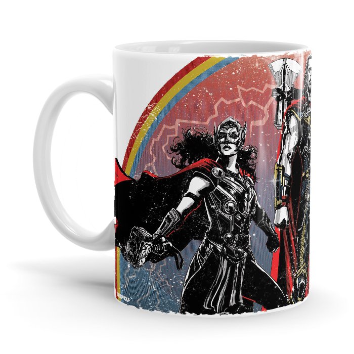 Love And Thunder Band - Marvel Official Mug -Redwolf - India - www.superherotoystore.com