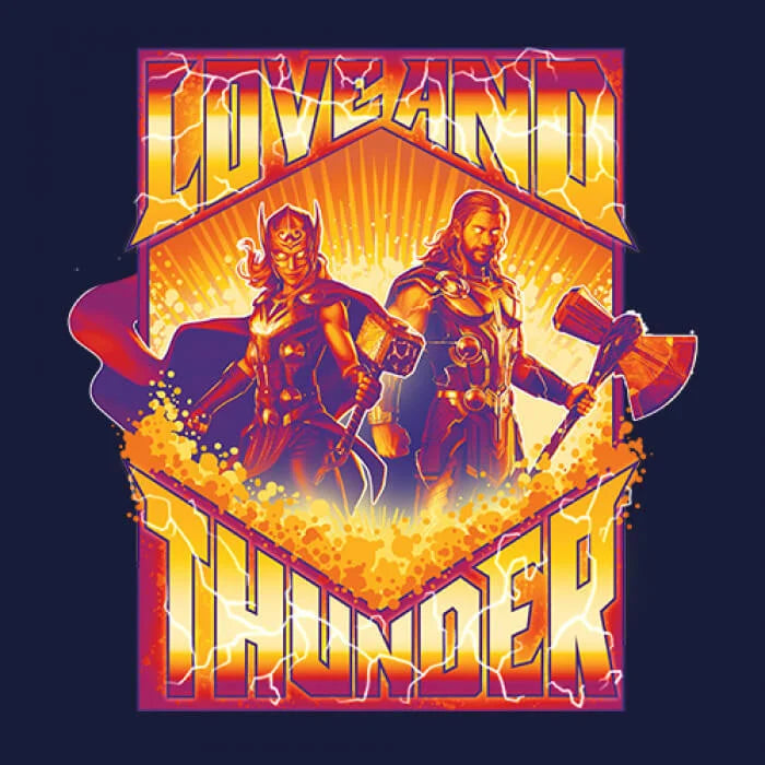 Love & Thunder - Marvel Official T-Shirt -Redwolf - India - www.superherotoystore.com