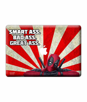 Smart Ass Deadpool Laptop Skin by Macmerise -Macmerise - India - www.superherotoystore.com