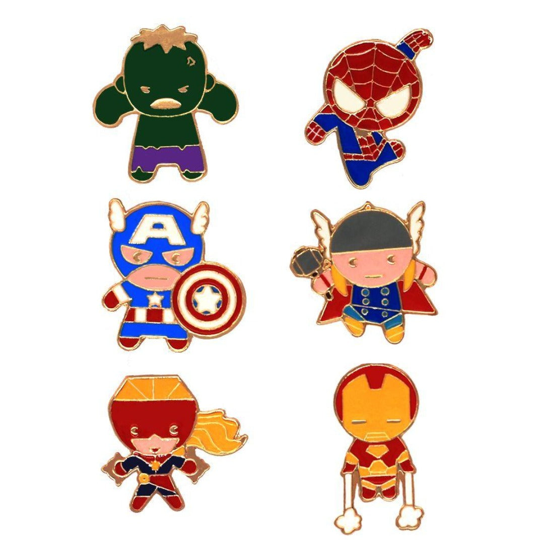 Avengers Character Pin Set by EFG -EFG - India - www.superherotoystore.com