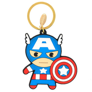 Captain America Rubber Keychain by EFG -EFG - India - www.superherotoystore.com