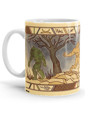 Man-Thing Ancient Art Mug -Redwolf - India - www.superherotoystore.com