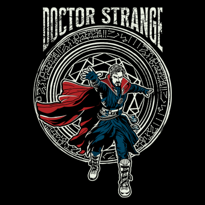 The Sorcerer Supreme (GLOW IN THE DARK) Marvel Official Doctor Strange T-Shirt -Redwolf - India - www.superherotoystore.com