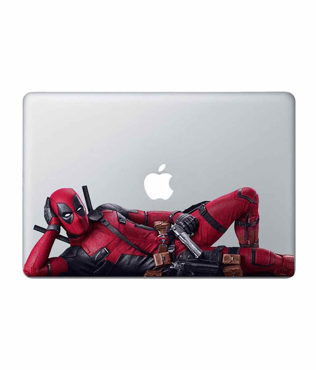 Deadpool Pose Laptop Decal by Macmerise -Macmerise - India - www.superherotoystore.com