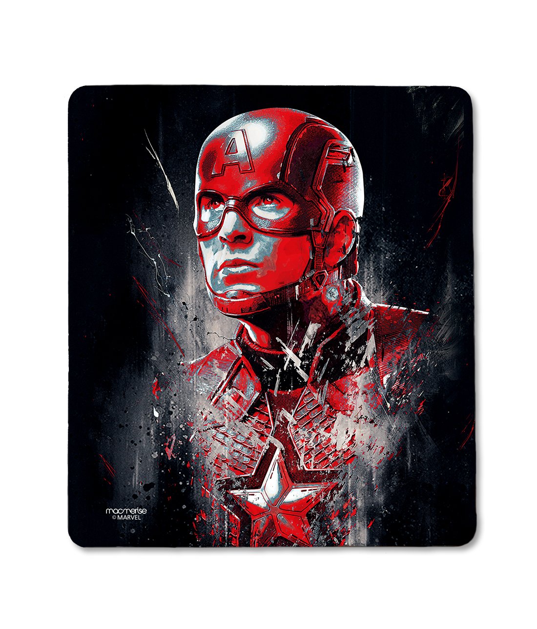 Charcoal Art Captain America - Mouse Pad by Macmerise -Macmerise - India - www.superherotoystore.com