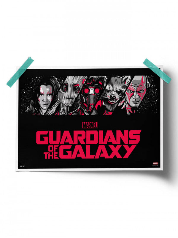 Mean Faces on Poster -Redwolf - India - www.superherotoystore.com