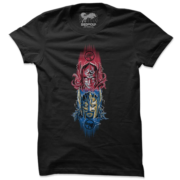 Mighty &amp; Worthy - Marvel Official T-Shirt -Redwolf - India - www.superherotoystore.com