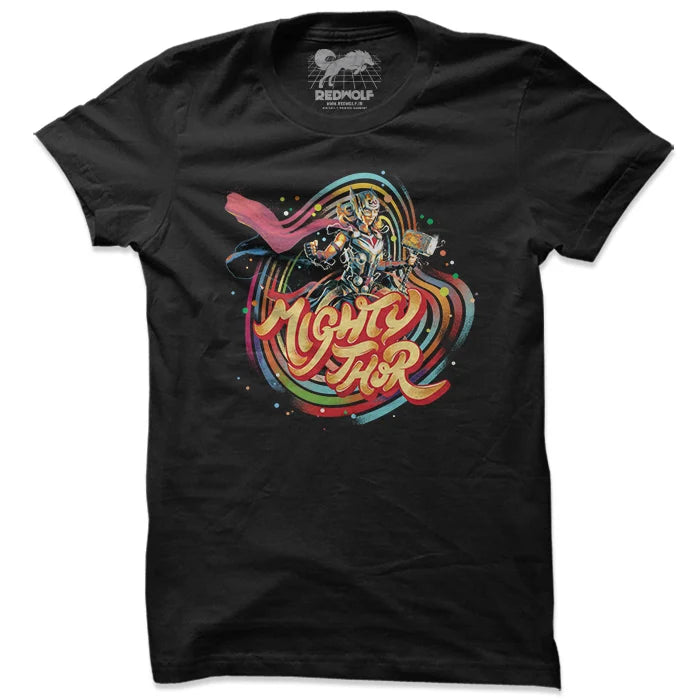 Mighty Thor: Retro Pop - Marvel Official T-Shirt -Redwolf - India - www.superherotoystore.com