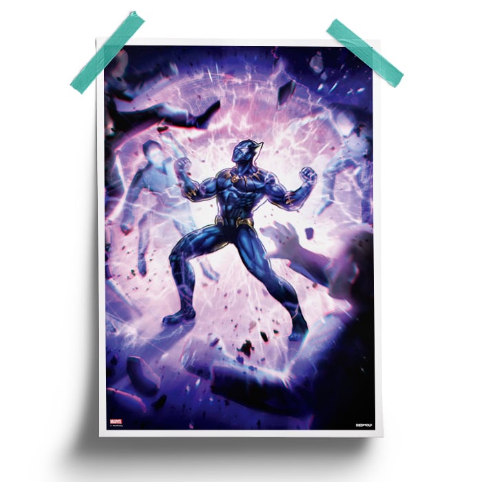 Power Blast - Marvel Official Poster -Redwolf - India - www.superherotoystore.com