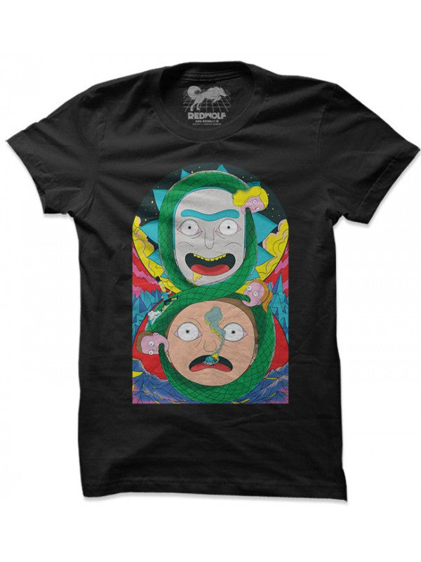 Quirky Snakey - Rick and Morty Official T-shirt -Redwolf - India - www.superherotoystore.com