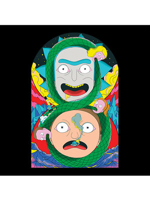 Quirky Snakey - Rick and Morty Official T-shirt -Redwolf - India - www.superherotoystore.com