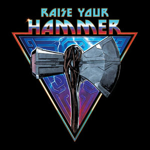 Raise Your Hammer - Marvel Official T-Shirt -Redwolf - India - www.superherotoystore.com
