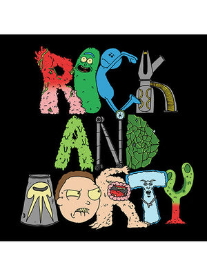 Rick and Morty: Characters - Rick and Morty Official T-shirt -Redwolf - India - www.superherotoystore.com