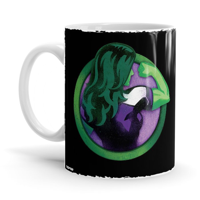 She-Hulk Badge - Marvel Official Mug -Redwolf - India - www.superherotoystore.com