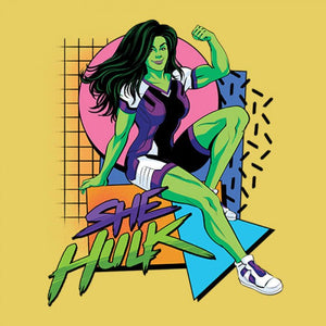 She-Hulk Flex - Marvel Official T-shirt -Redwolf - India - www.superherotoystore.com