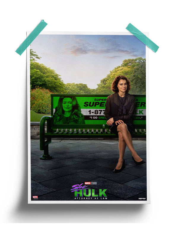 She-Hulk Theatrical Poster -Redwolf - India - www.superherotoystore.com