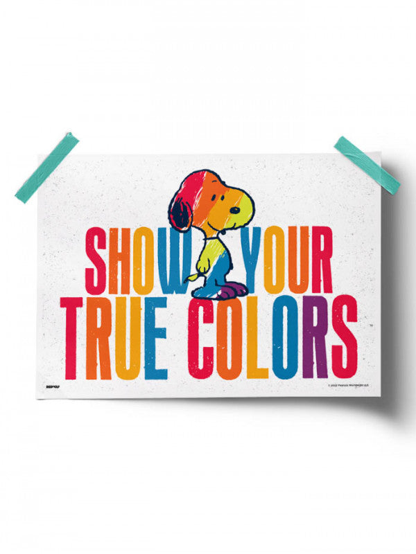 Show Your True Colors Poster -Redwolf - India - www.superherotoystore.com