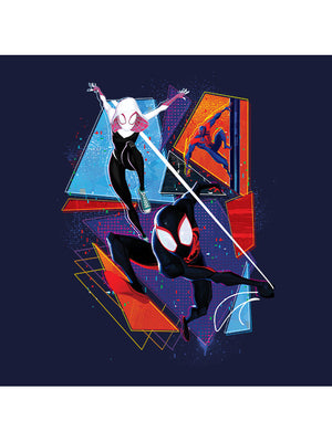Spider Society Pursuit - Marvel Official T-shirt -Redwolf - India - www.superherotoystore.com