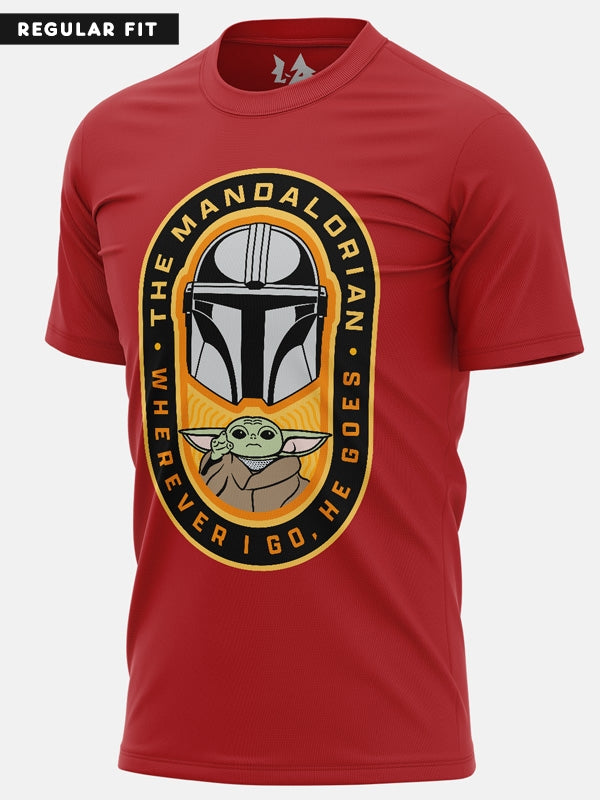 Wherever I Go - Star Wars Official T-shirt -Redwolf - India - www.superherotoystore.com