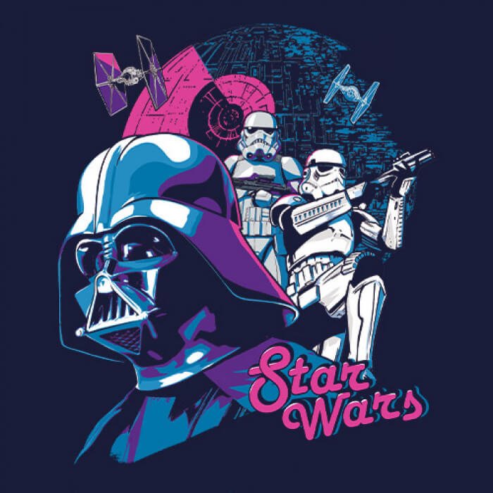 Star Wars The Empire Strikes Back T-Shirt -Redwolf - India - www.superherotoystore.com