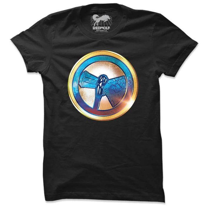 Stormbreaker Badge - Marvel Official T-Shirt -Redwolf - India - www.superherotoystore.com