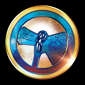 Stormbreaker Badge - Marvel Official T-Shirt -Redwolf - India - www.superherotoystore.com