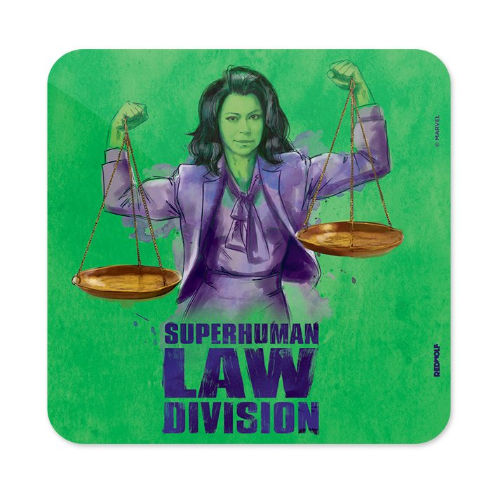 Superhuman Law Division - Marvel Official Coaster -Redwolf - India - www.superherotoystore.com