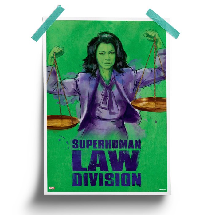 Superhuman Law Division - Marvel Official Poster -Redwolf - India - www.superherotoystore.com