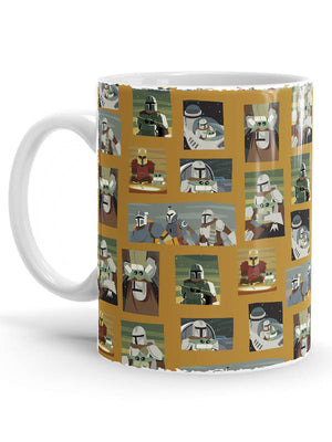The Mandalorian Scrapbook Mug -Redwolf - India - www.superherotoystore.com