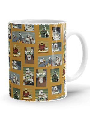 The Mandalorian Scrapbook Mug -Redwolf - India - www.superherotoystore.com