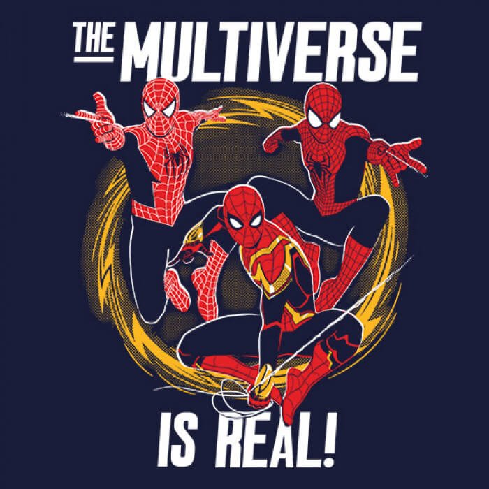 Multiverse is Real Official Marvel Comics Spiderman T-Shirt -Redwolf - India - www.superherotoystore.com