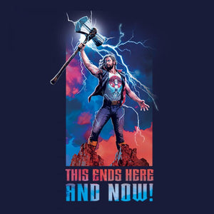 THIS ENDS HERE AND NOW! - MARVEL OFFICIAL T-SHIRT -Redwolf - India - www.superherotoystore.com