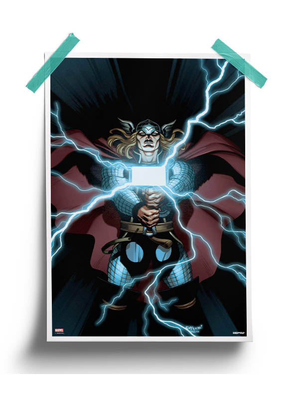Thor Power Poster -Redwolf - India - www.superherotoystore.com