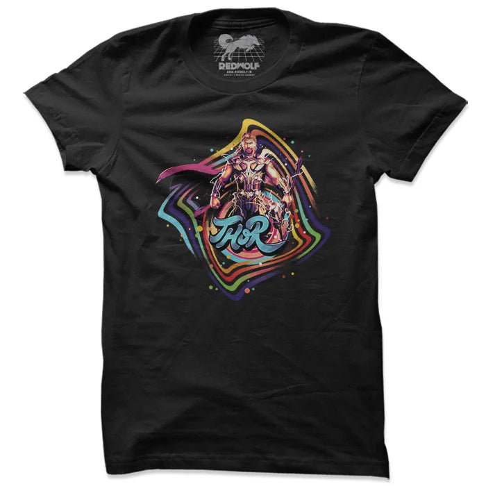 Thor: Retro Pop - Marvel Official T-Shirt -Redwolf - India - www.superherotoystore.com