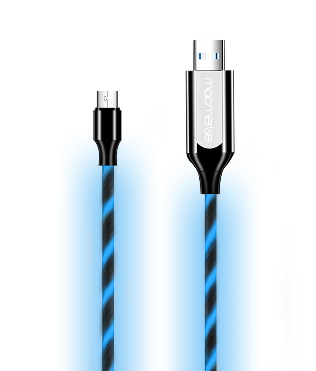 Illume Black - Micro USB Cables by Macmerise -Macmerise - India - www.superherotoystore.com