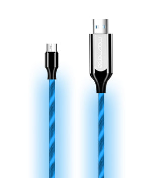 Illume Blue - Micro USB Cables by Macmerise -Macmerise - India - www.superherotoystore.com