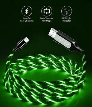 Illume Green - Micro USB Cables by Macmerise -Macmerise - India - www.superherotoystore.com