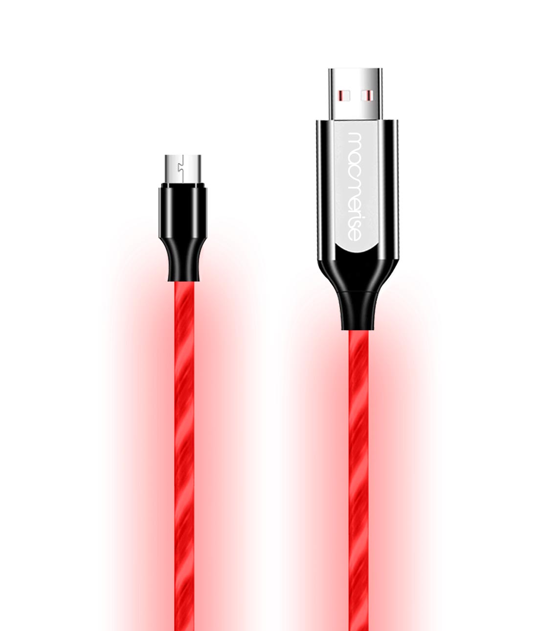 Illume Red - Micro USB Cables by Macmerise -Macmerise - India - www.superherotoystore.com