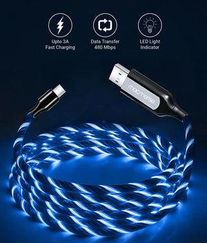 Illume Blue - Type C LED Cables by Macmerise -Macmerise - India - www.superherotoystore.com