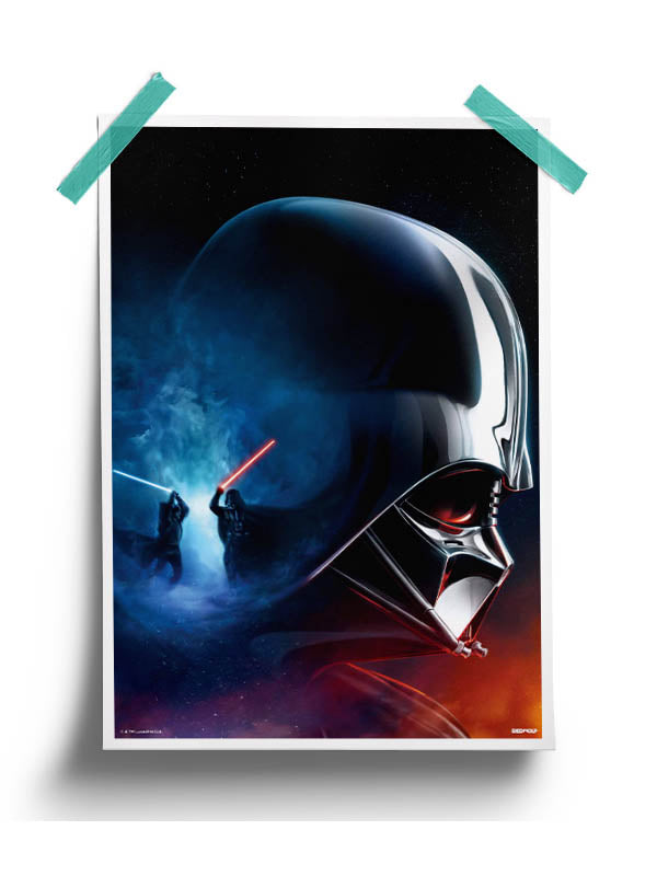 Vader Fight Poster -Redwolf - India - www.superherotoystore.com