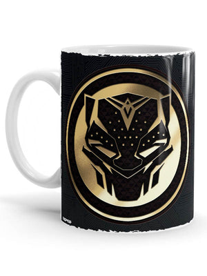 Wakanda Forever Gold Logo Mug -Redwolf - India - www.superherotoystore.com